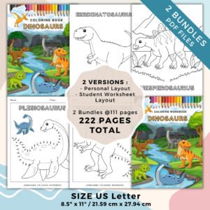 Dinosaurs Coloring Book