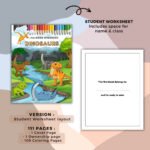 Dinosaurs Coloring Book (4)