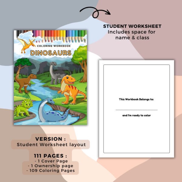 Dinosaurs Coloring Book (4)