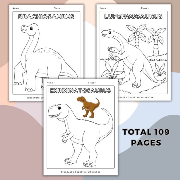 Dinosaurs Coloring Book (5)