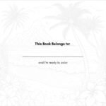 30 Coloring Pages, Beach Beauties Coloring Book For Relaxation and Stress Relief-copy-0