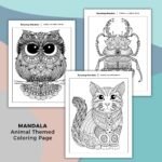 Animal Mandala Coloring Book (2)