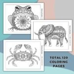 Animal Mandala Coloring Book (3)