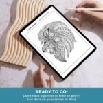 Animal Mandala Coloring Book (8)