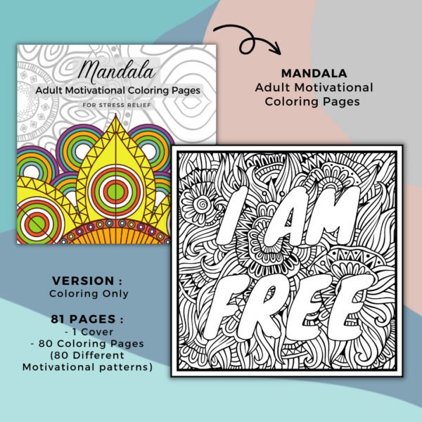 Adult Easy motivational Coloring page cover (2)