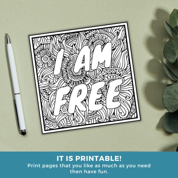 Adult Easy motivational Coloring page cover (5)