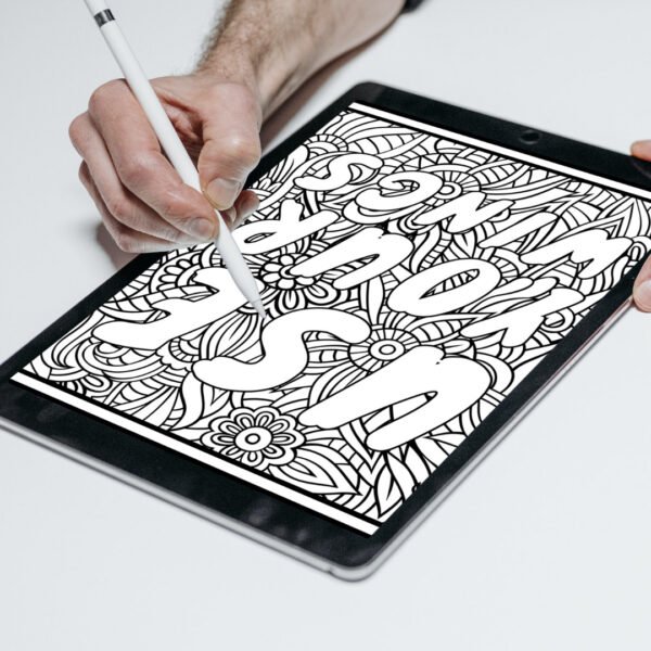 Adult Easy motivational Coloring page cover (7)