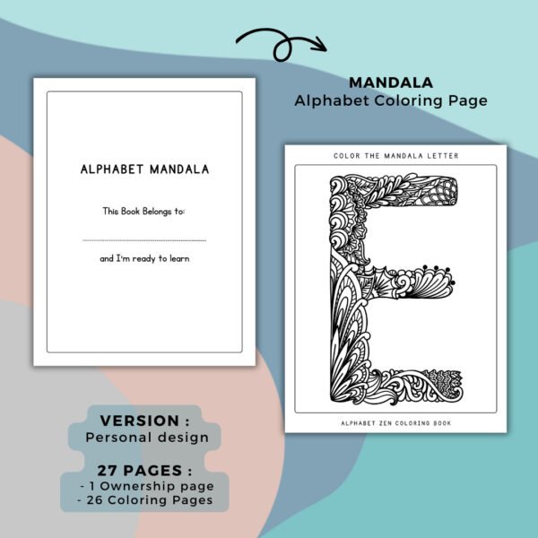 Alphabet Mandala Coloring Book (2)