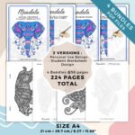 Animal Mandala Coloring Book
