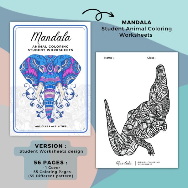 Animal Mandala Coloring Book (2)