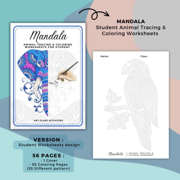 Animal Mandala Coloring Book (3)