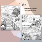 Beach Scenery Coloring Pages (5)