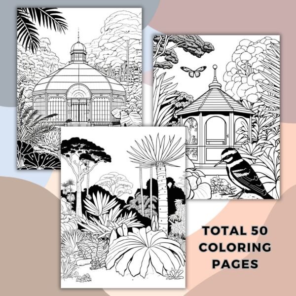 Botanical Garden Coloring Pages (4)