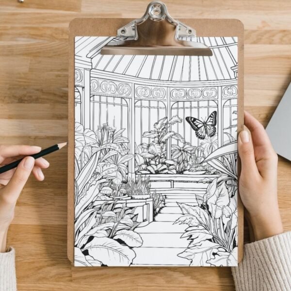 Botanical Garden Coloring Pages (7)