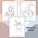 Christmas Magic Dot By Dot Coloring Book (5)
