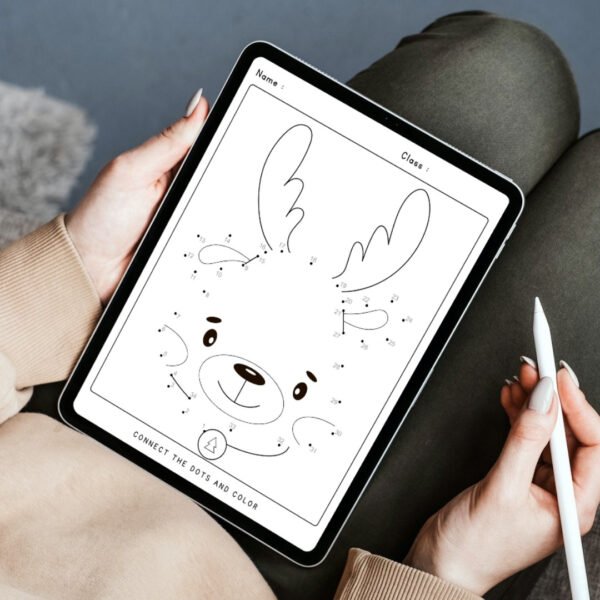 Christmas Magic Dot By Dot Coloring Book (9)