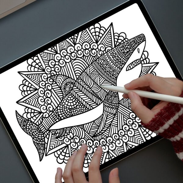 Cover Mandala Animal square (10)