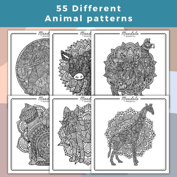 Cover Mandala Animal square (3)