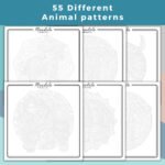 Cover Mandala Animal square (5)