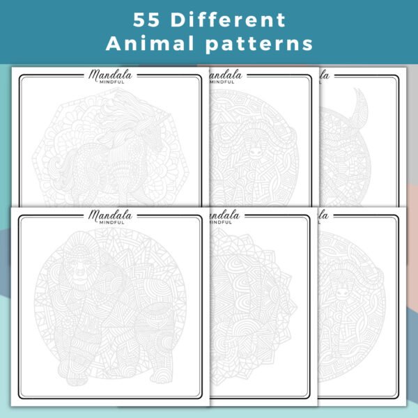 Cover Mandala Animal square (5)