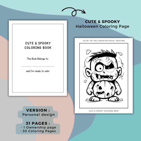 Cute Spooky Coloring Book (2)