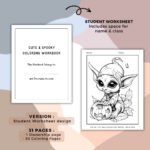 Cute Spooky Coloring Book (4)
