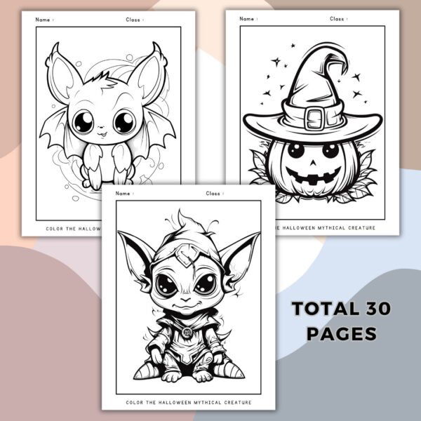 Cute Spooky Coloring Book (5)