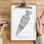 Fruity Veggie Mandala Coloring Book (7)