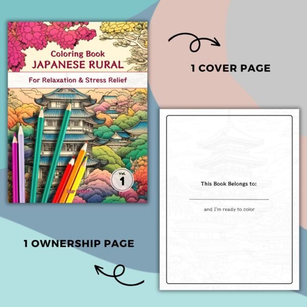 Japanese Rural Vol 1 Coloring Pages (2)