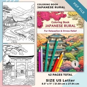 Japanese Rural Vol 1 Coloring Pages