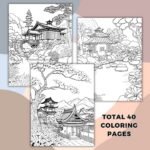 Japanese Rural Vol 1 Coloring Pages (4)