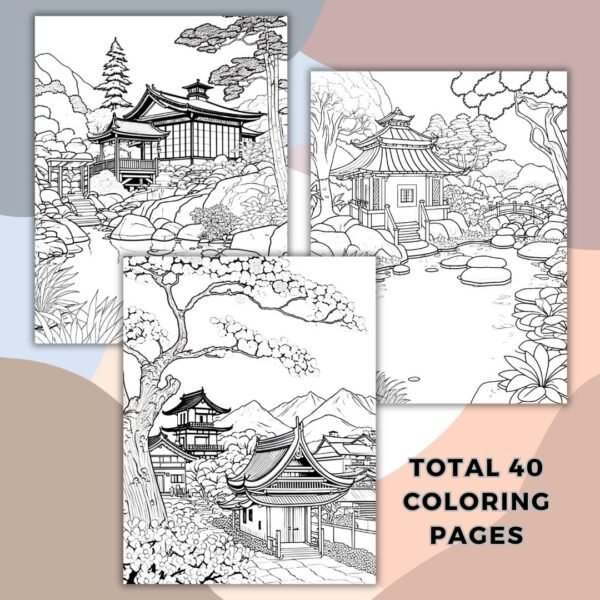 Japanese Rural Vol 1 Coloring Pages (4)