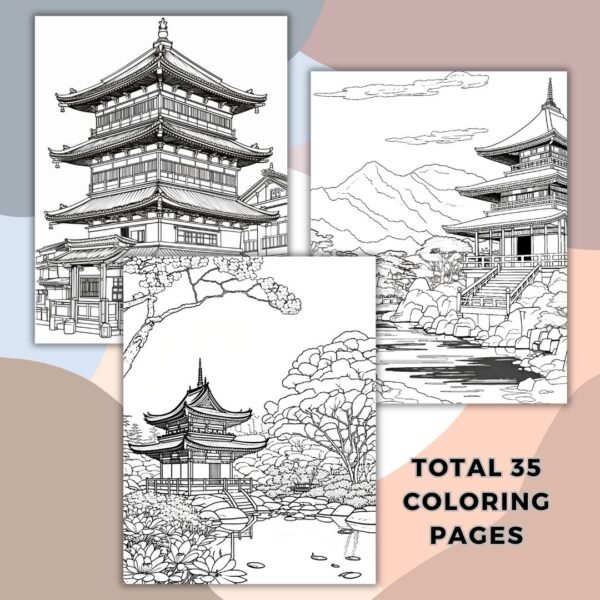 Japanese Rural Vol 2 Coloring Pages (4)