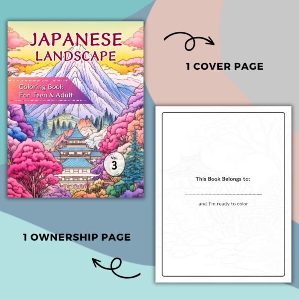 Japanese Rural Vol 3 Coloring Pages (2)