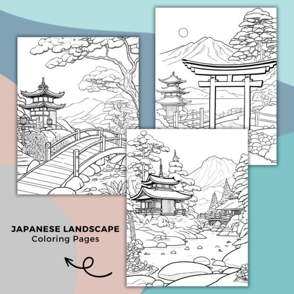 Japanese Rural Vol 3 Coloring Pages (3)