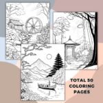 Japanese Rural Vol 3 Coloring Pages (4)