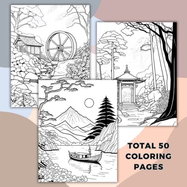 Japanese Rural Vol 3 Coloring Pages (4)