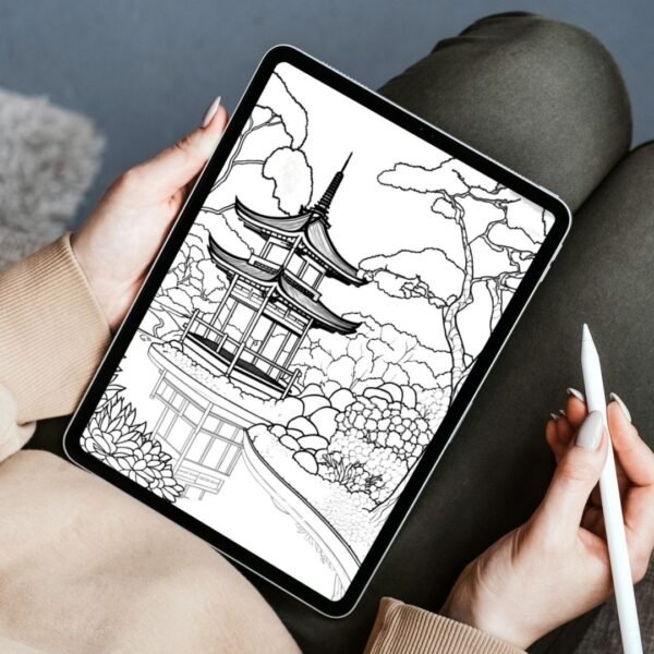 Japanese Rural Vol 3 Coloring Pages (9)