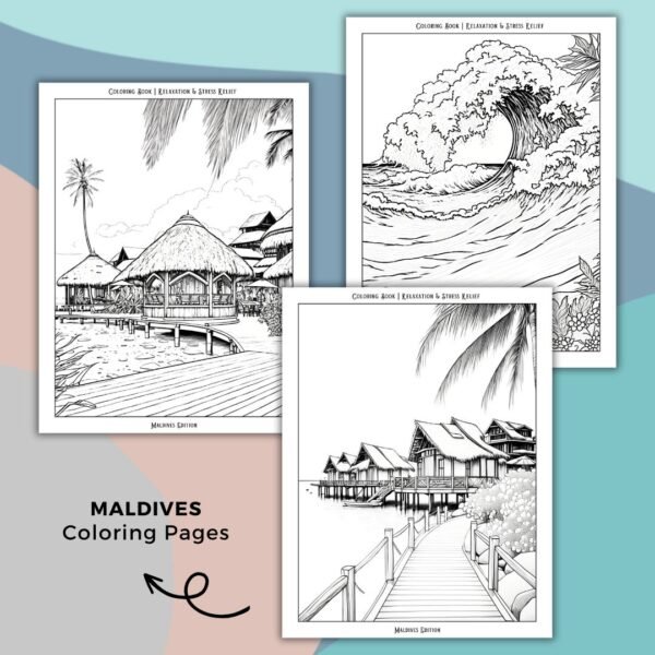 Maldives Coloring Pages (3)