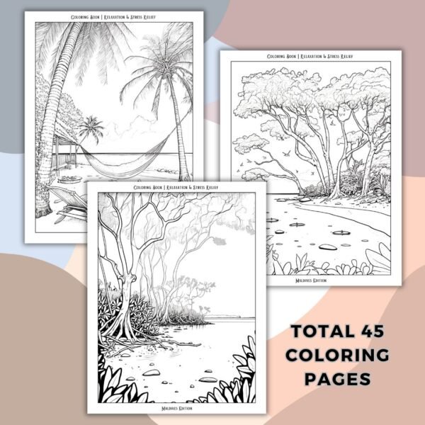 Maldives Coloring Pages (4)