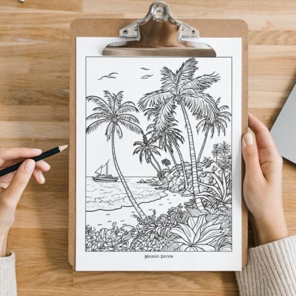 Maldives Coloring Pages (7)