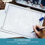 Mandala Woman Character Coloring Book Cover (7)