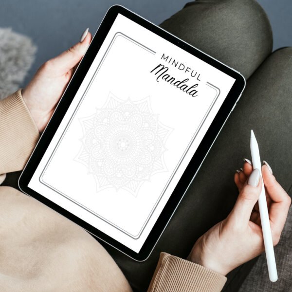 Mandala easy coloring pages cover (10)