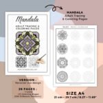 Mandala terracing Coloring Book Cover (4)