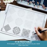 Mandala terracing Coloring Book Cover (7)