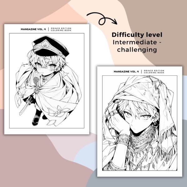 MangaZine 4 Prince Themed Coloring Pages (5)