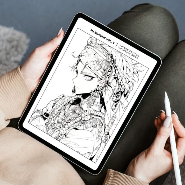 MangaZine 4 Prince Themed Coloring Pages (9)
