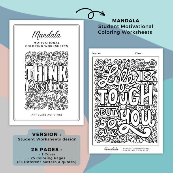 Motivational Coloring Pages Cover (2)