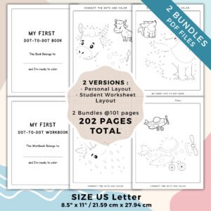 My First Dot to Dot Coloring Book