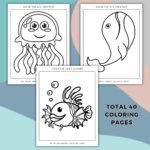 Ocean Animal Coloring Pages (3)